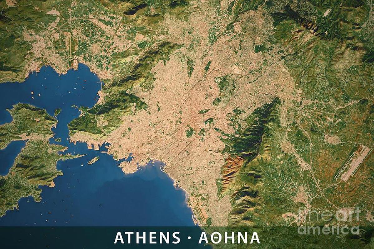 Χάρτης ανύψωσης Αθηνών